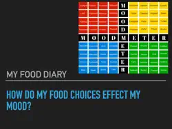 mood meter food journal book cover image