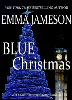 blue christmas book cover image