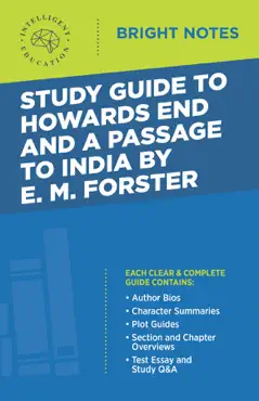 study guide to howards end and a passage to india by e.m. forster book cover image