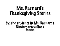thanksgiving class book book cover image