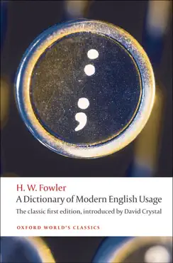 a dictionary of modern english usage imagen de la portada del libro