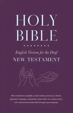 holy bible english version for the deaf, new testament book cover image