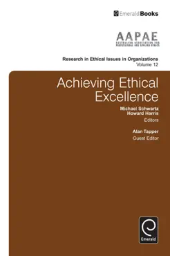 achieving ethical excellence book cover image
