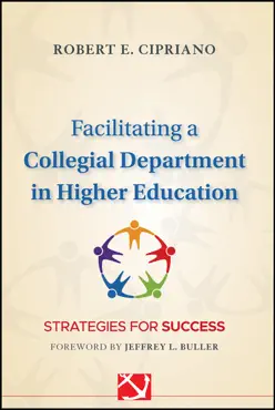 facilitating a collegial department in higher education book cover image