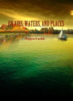 on airs, waters, and places imagen de la portada del libro