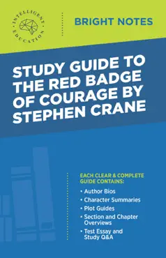 study guide to the red badge of courage by stephen crane book cover image
