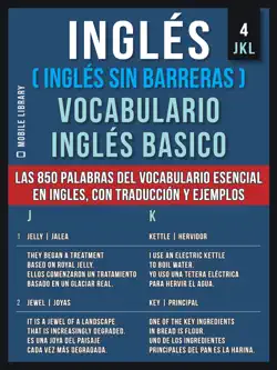 inglés (inglés sin barreras) vocabulario ingles basico - 4 - jkl book cover image