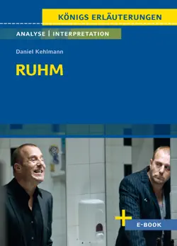 ruhm von daniel kehlmann - textanalyse und interpretation imagen de la portada del libro