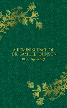 a reminiscence of dr. samuel johnson book cover image