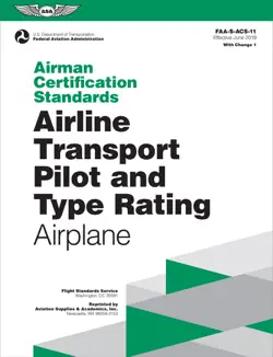 airman certification standards: airline transport pilot and type rating airplane book cover image