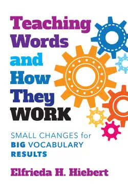 teaching words and how they work book cover image