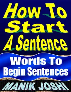 how to start a sentence book cover image