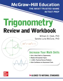 mcgraw-hill education trigonometry review and workbook book cover image