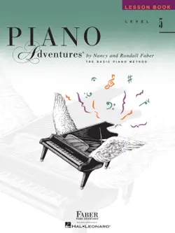 piano adventures - level 5 lesson book book cover image