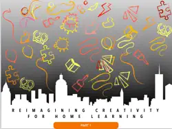 reimagining creativity for home learners book cover image