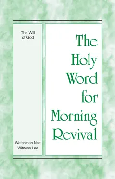 the holy word for morning revival - the will of god book cover image