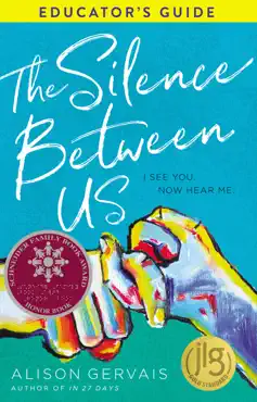 silence between us educator's guide book cover image