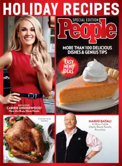people holiday recipes book cover image