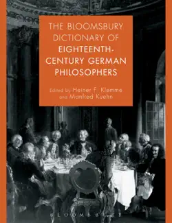 the bloomsbury dictionary of eighteenth-century german philosophers book cover image