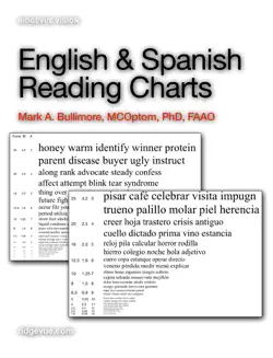 english and spanish reading charts book cover image