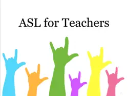 asl for teachers book cover image