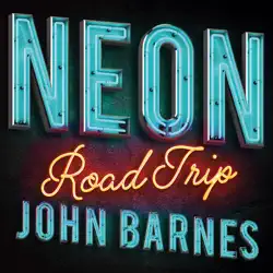 neon road trip imagen de la portada del libro