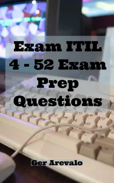 exam itil 4 - 52 exam prep questions book cover image