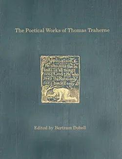 the poetical works of thomas traherne book cover image