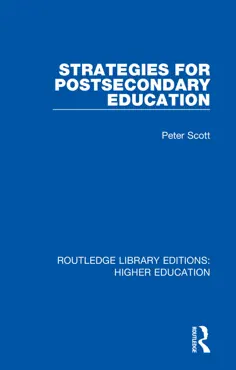 strategies for postsecondary education book cover image