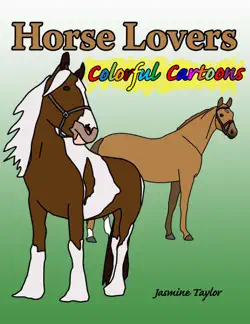 horse lovers colorful cartoons book cover image