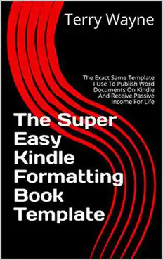 the super easy kindle formatting book template book cover image