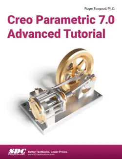 creo parametric 7.0 advanced tutorial book cover image