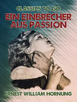 ein einbrecher aus passion book cover image