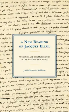 a new reading of jacques ellul book cover image