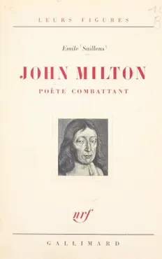 john milton, poète combattant imagen de la portada del libro