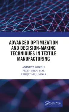 advanced optimization and decision-making techniques in textile manufacturing book cover image