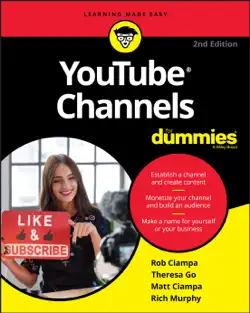 youtube channels for dummies book cover image