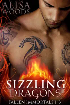 sizzling dragons box set (books 1-3: fallen immortals series) book cover image