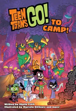 teen titans go! to camp book cover image