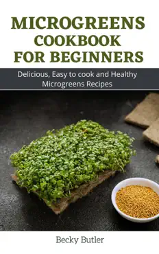 microgreens cookbook for beginners book cover image