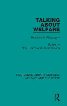 talking about welfare book cover image
