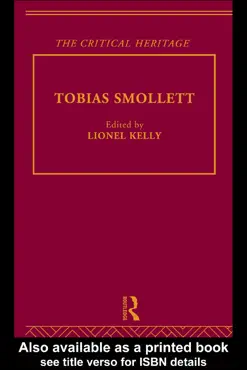 tobias smollett book cover image