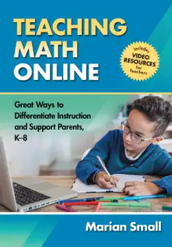teaching math online book cover image
