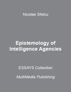 epistemology of intelligence agencies book cover image
