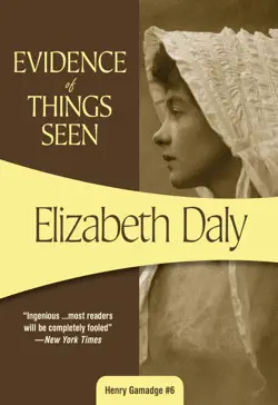 evidence of things seen book cover image