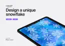 Lesson idea: Design a unique snowflake e-book