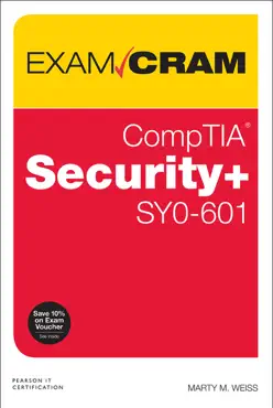 comptia security+ sy0-601 exam cram book cover image
