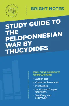 study guide to the peloponnesian war by thucydides book cover image