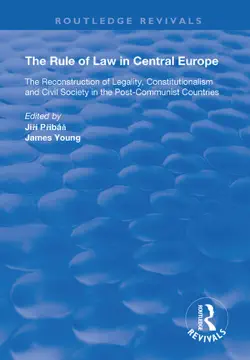 the rule of law in central europe book cover image
