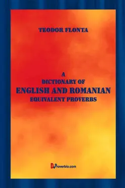 a dictionary of english and romanian equivalent proverbs book cover image